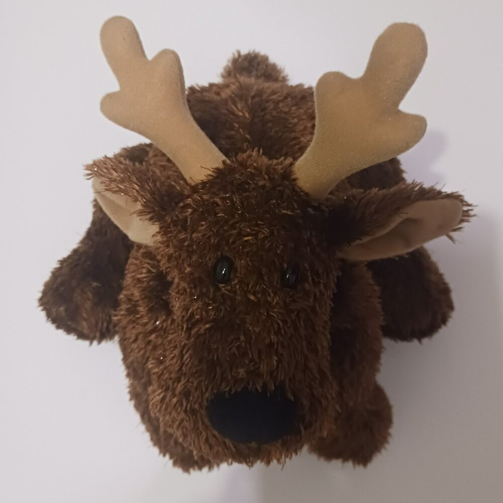Hallmark Sparkle Brown Comet Christmas Reindeer Plush Stuffed Animal 12”